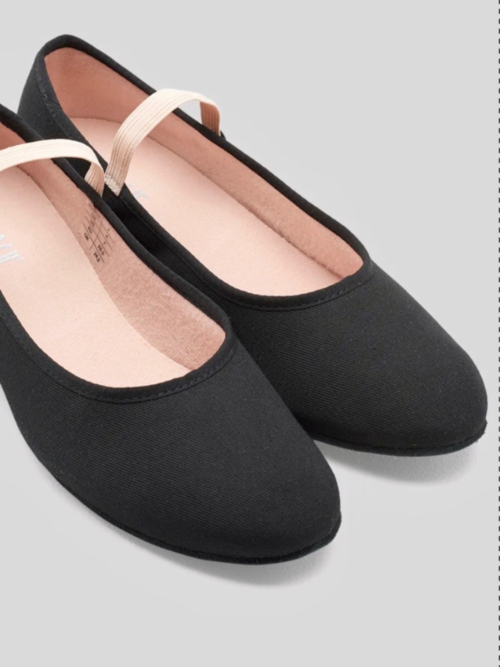 Bloch Women’s Accent Canvas Character Dance Shoes Black, Size 6L